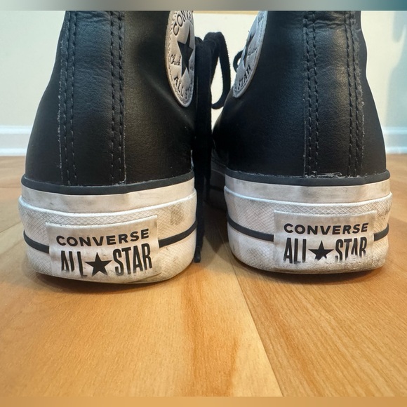 🖤CHUCK TAYLOR ALL STAR LEATHER PLATFORM🖤 - Picture 7 of 9
